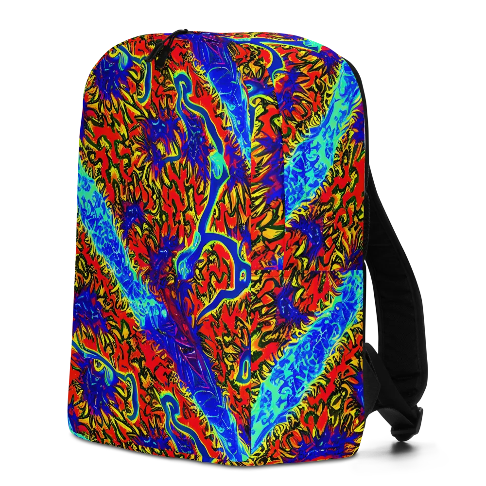 Electric Petalstorm on Minimalist Backpack — Left