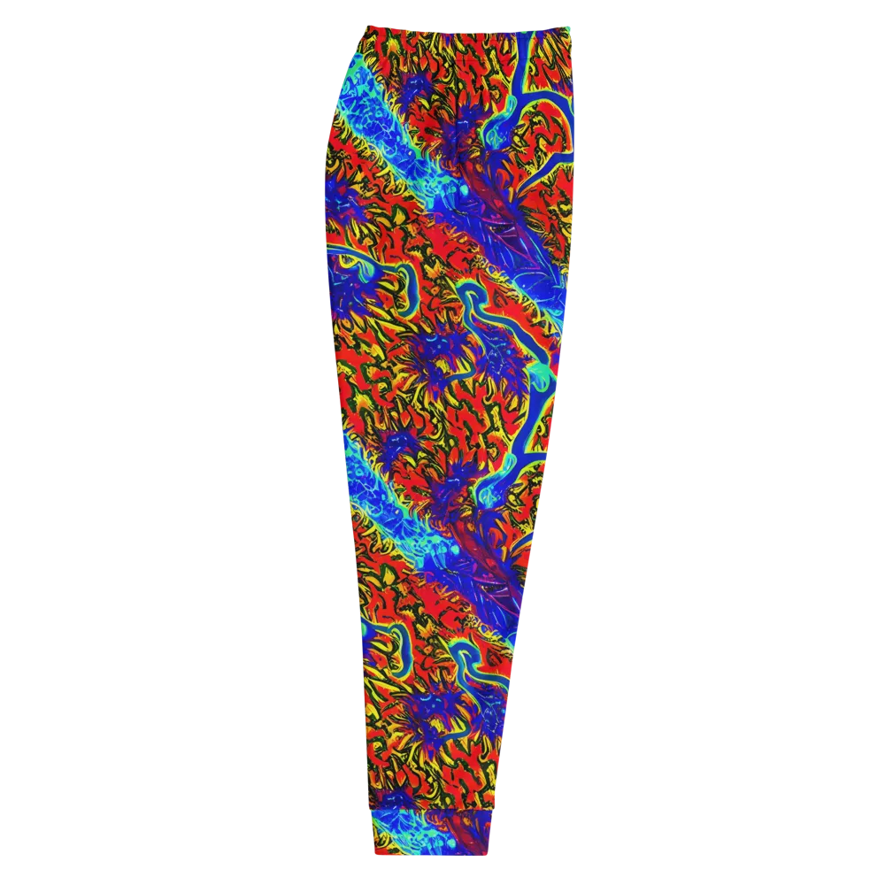 Electric Petalstorm on Men's Joggers — Right
