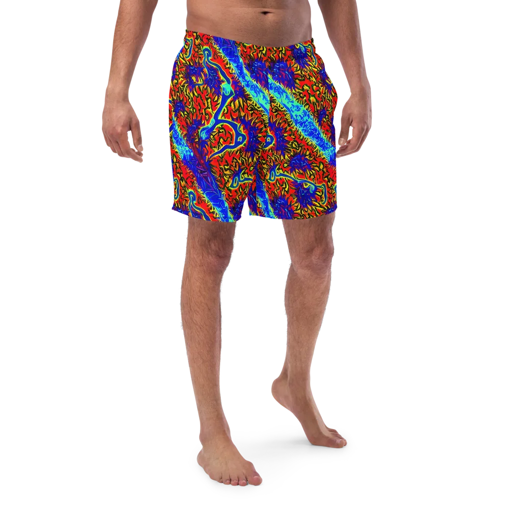 Electric Petalstorm on Swim Trunks — Front