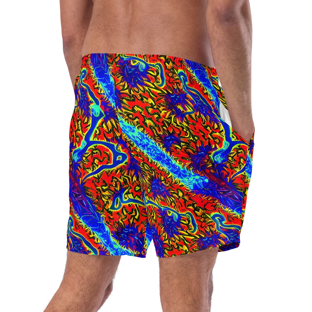 Electric Petalstorm on Swim Trunks — Right Back