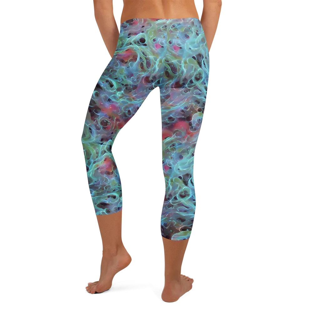 Cosmic Tide on Capri Leggings — Back
