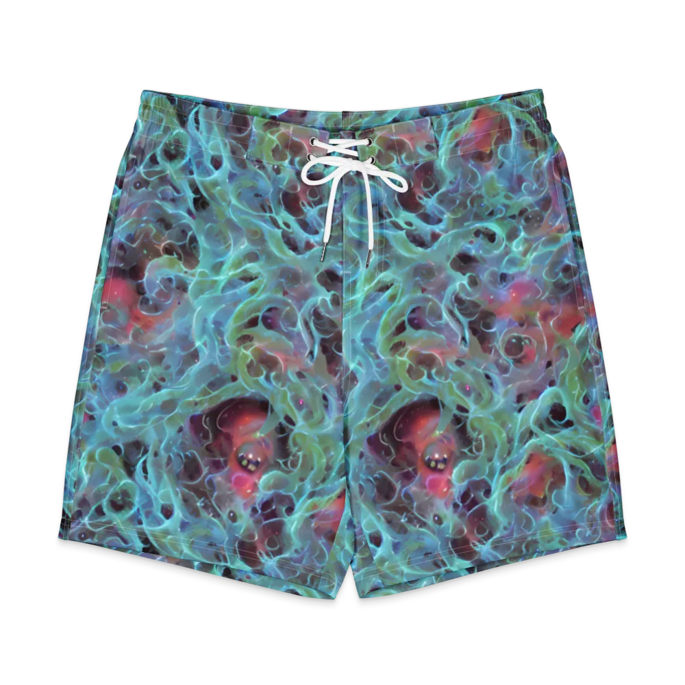 Cosmic Tide on Men's Board Shorts — Front