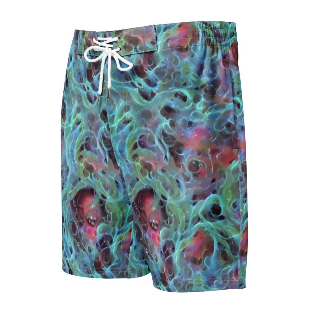 Cosmic Tide on Men's Board Shorts — Front