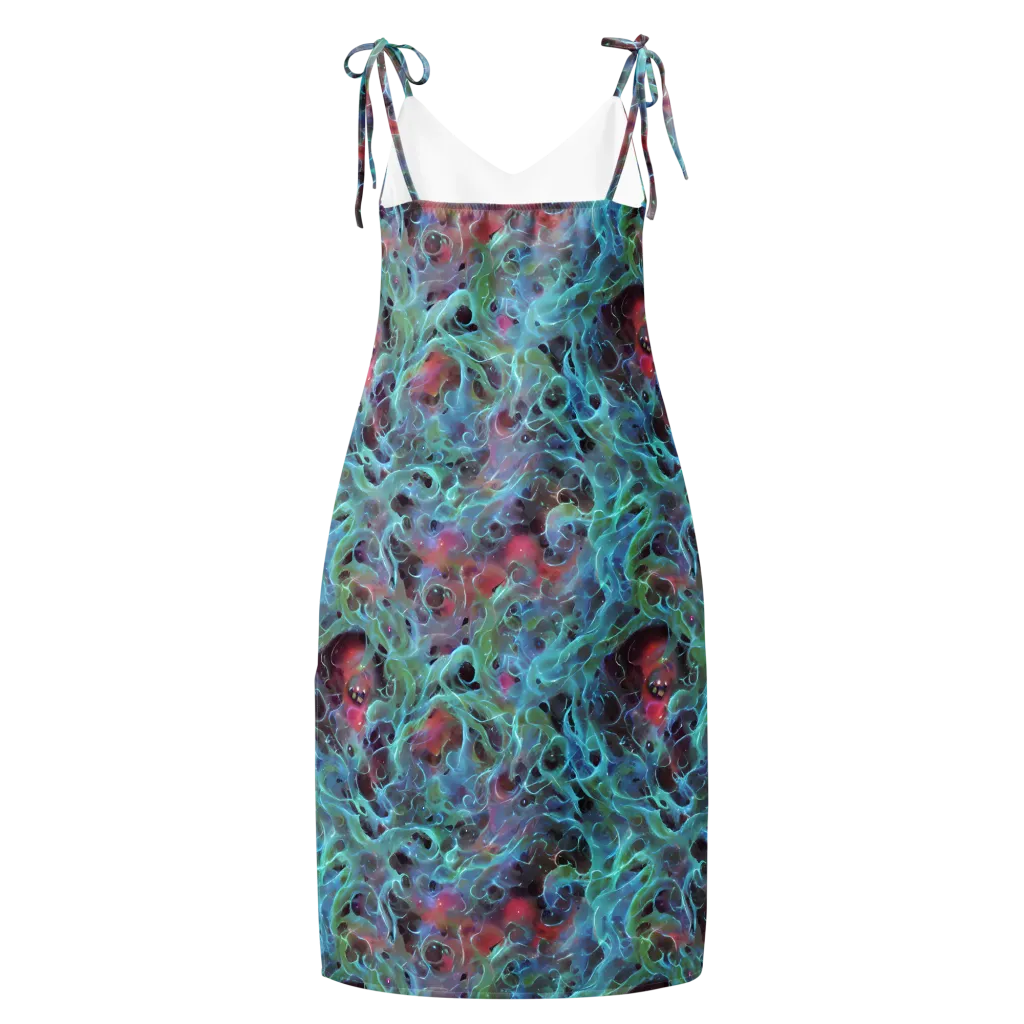 Cosmic Tide on Slip Dress — Back