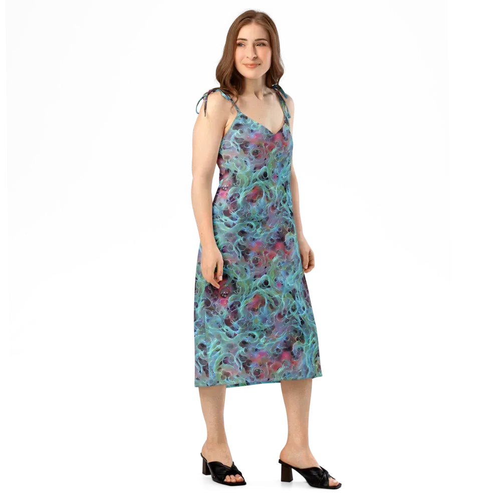 Cosmic Tide on Slip Dress — Right Front