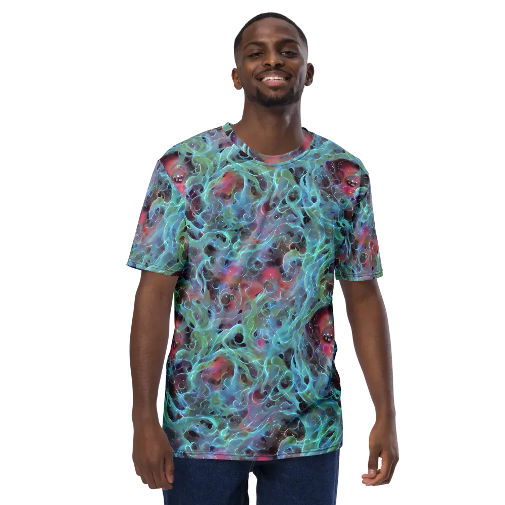 Cosmic Tide on Men's Crew Neck T-Shirt — Front