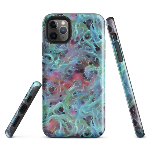 Cosmic Tide on a Tough Case for iPhone®