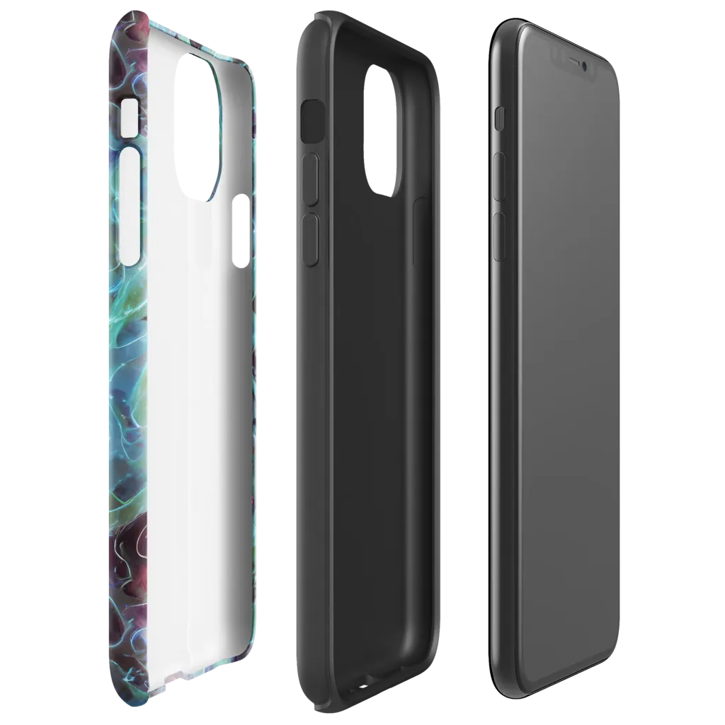Cosmic Tide on Tough Case for iPhone® — Right