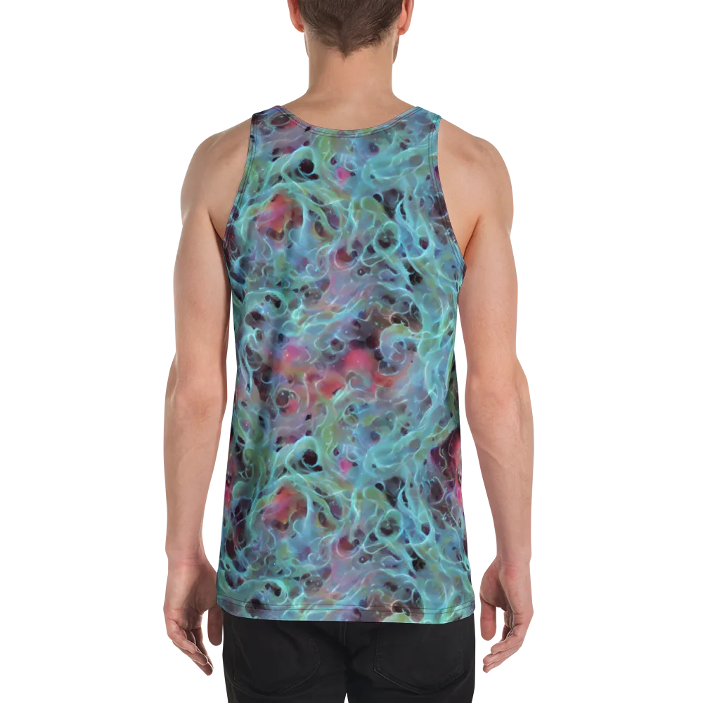 Cosmic Tide on Men's Tank Top — Back