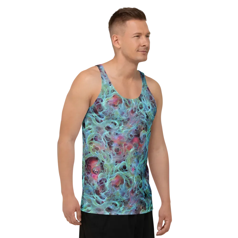 Cosmic Tide on Men's Tank Top — Right Front
