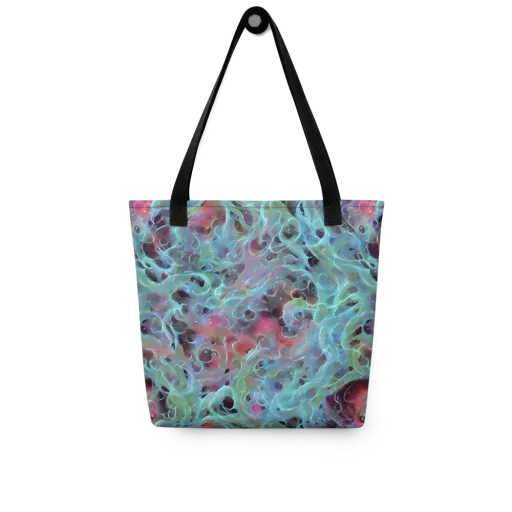 Cosmic Tide on a Tote Bag
