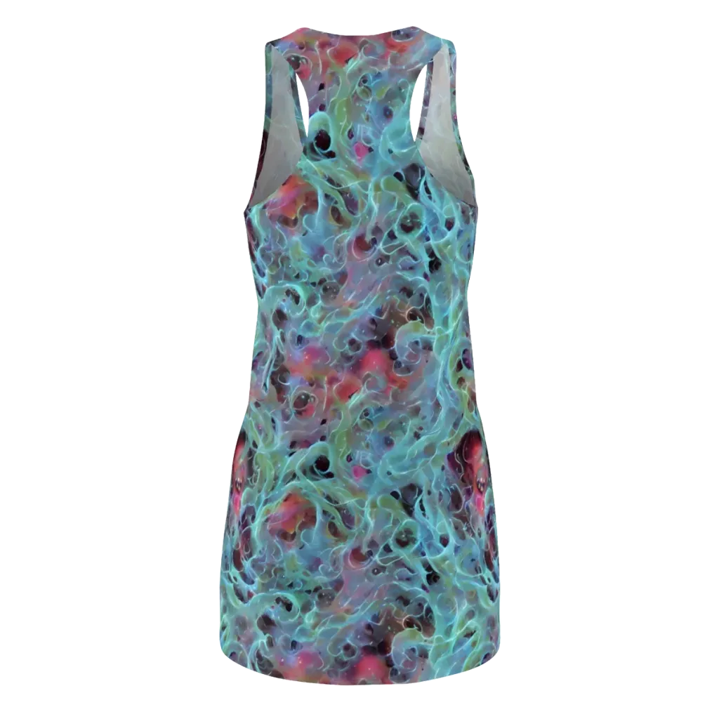 Cosmic Tide on Racerback Dress — Back