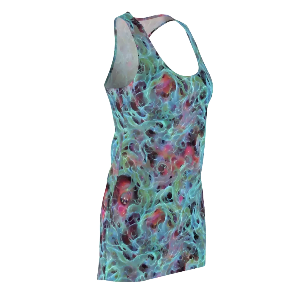 Cosmic Tide on Racerback Dress — Front Side