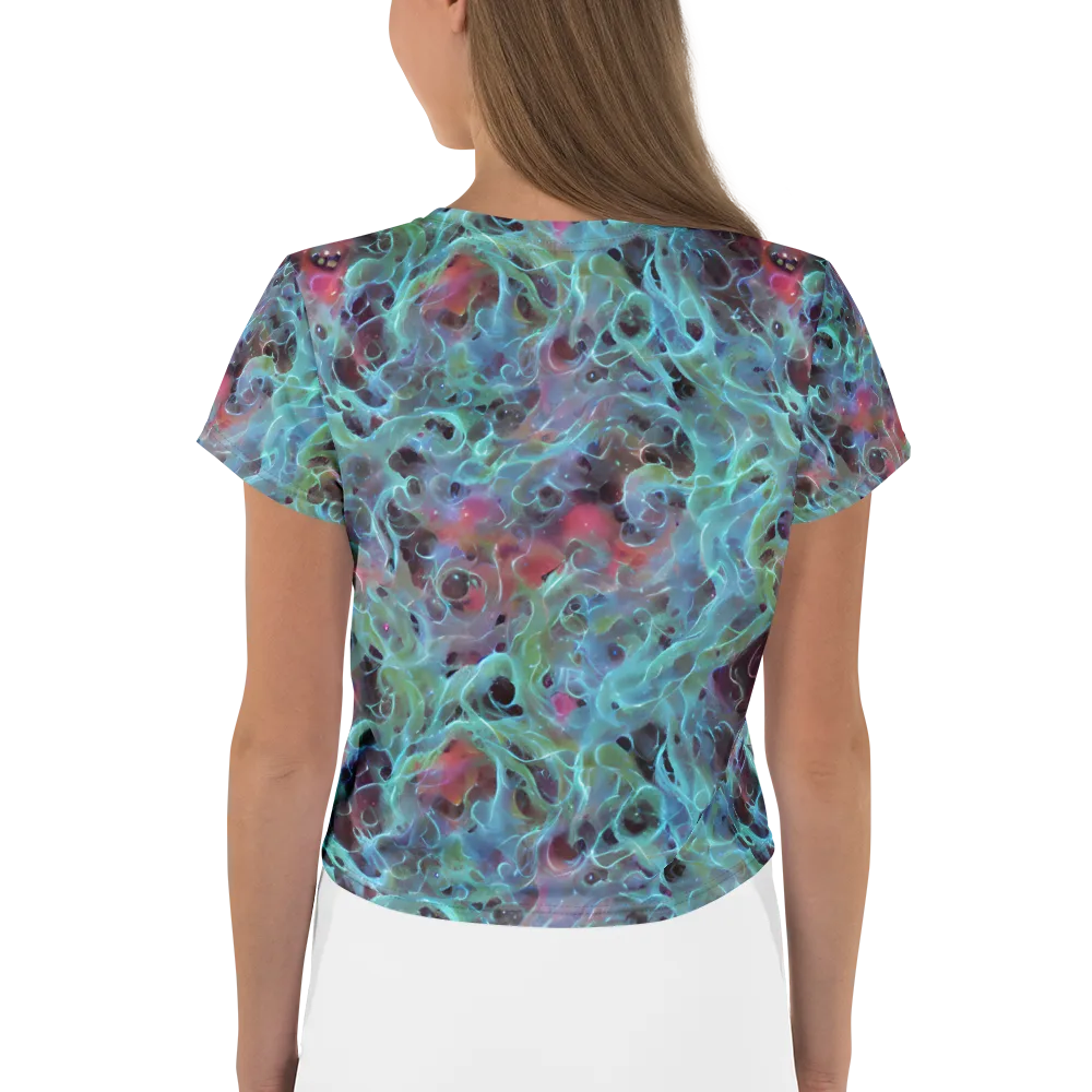 Cosmic Tide on Crop Tee — Back