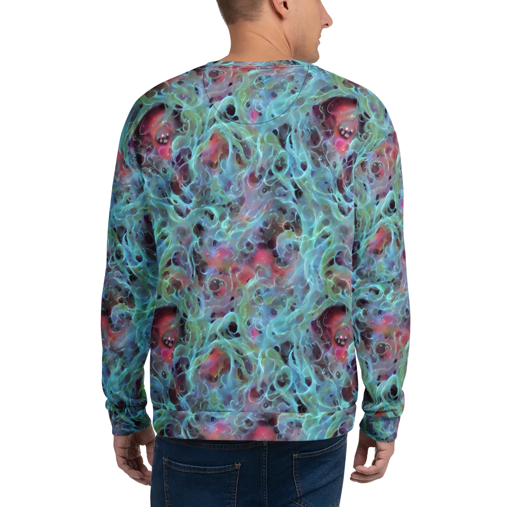 Cosmic Tide on Sweatshirt — Back