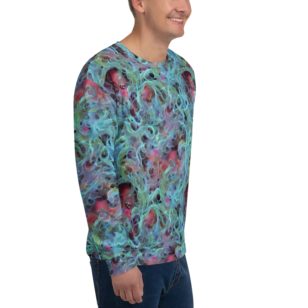 Cosmic Tide on Sweatshirt — Right Front