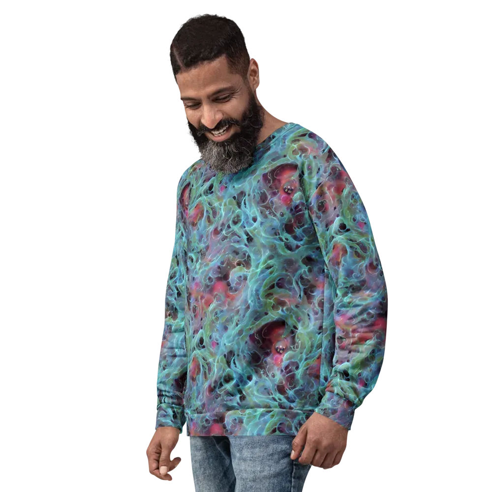 Cosmic Tide on Sweatshirt — Left Front
