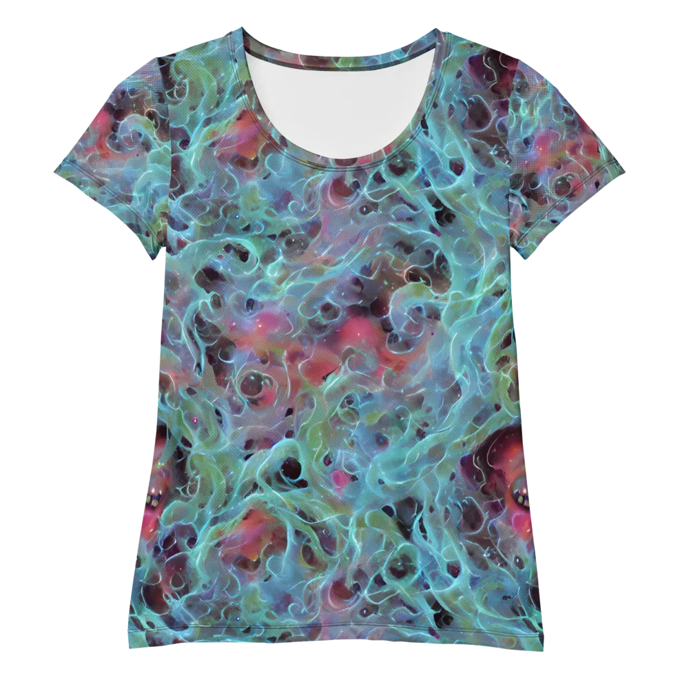 Cosmic Tide on Women's Athletic T-Shirt — Front