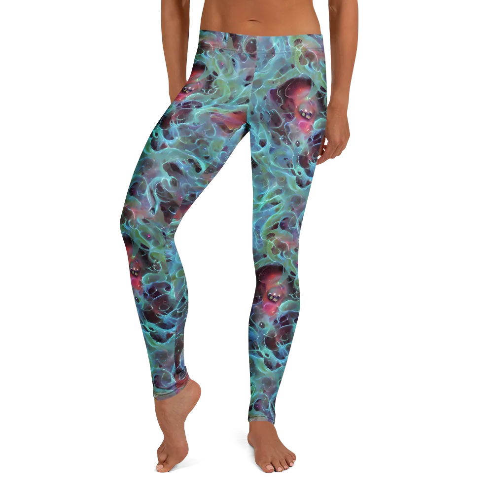Cosmic Tide on Leggings — Front