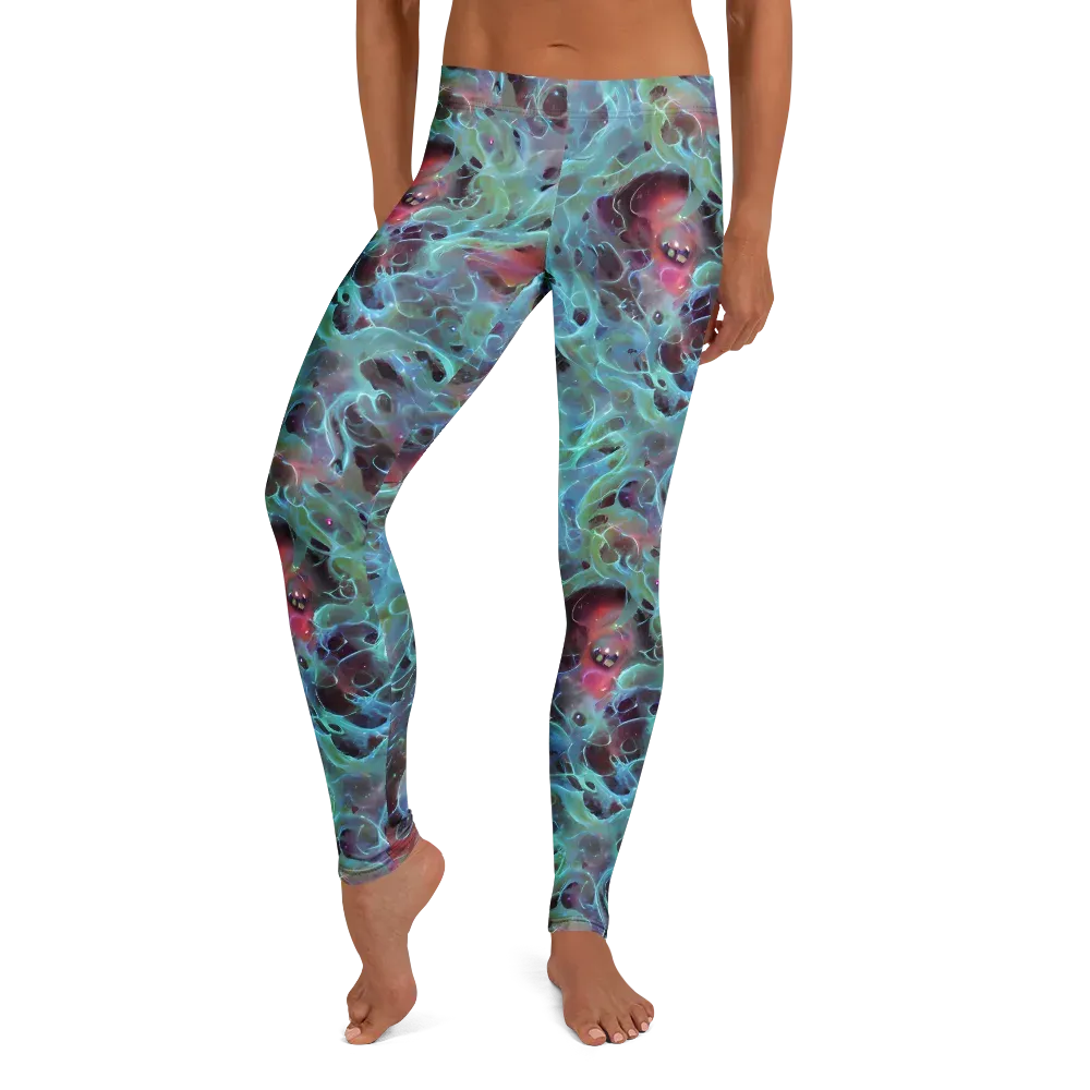 Cosmic Tide on Leggings — Front