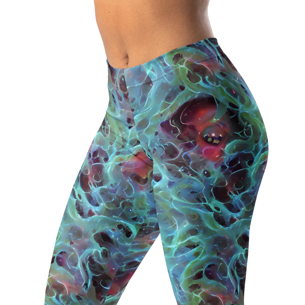 Cosmic Tide on Leggings — Left Front