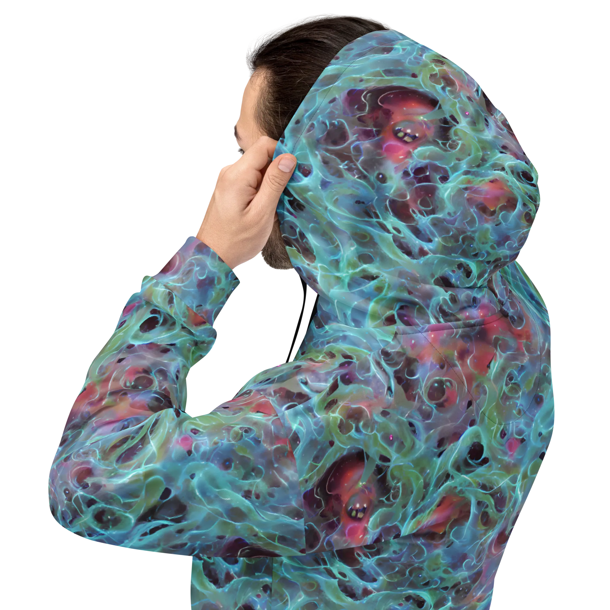 Cosmic Tide on Hoodie — Back