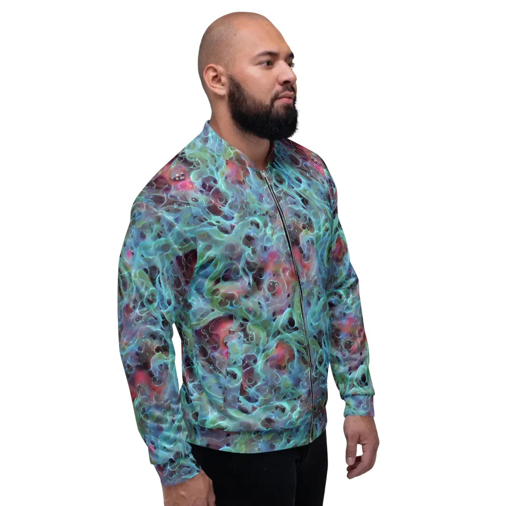 Cosmic Tide on Bomber Jacket — Right