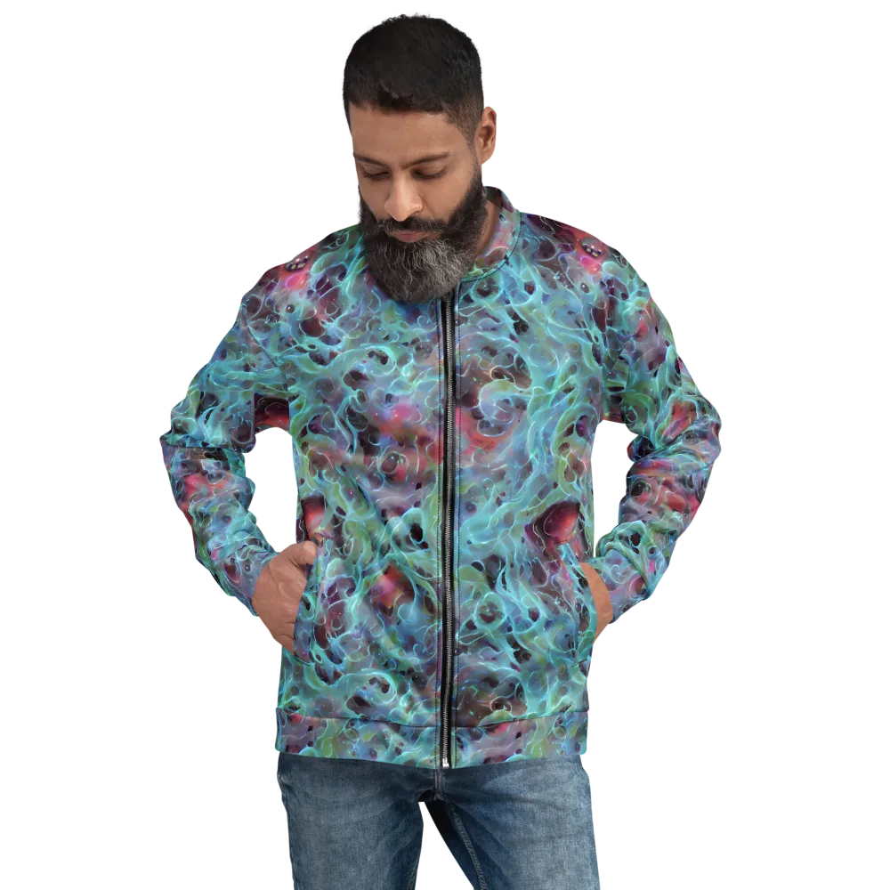 Cosmic Tide on Bomber Jacket — Front