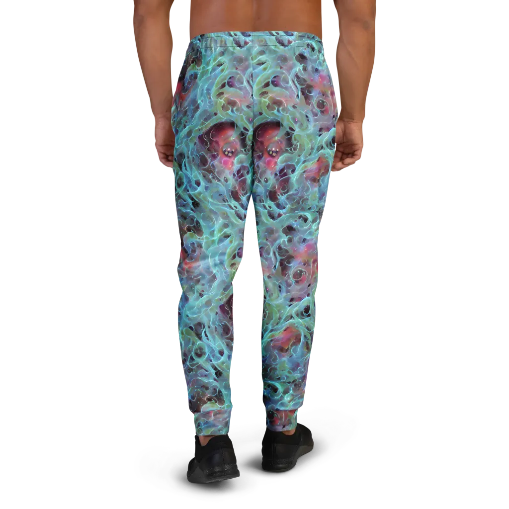 Cosmic Tide on Men's Joggers — Back