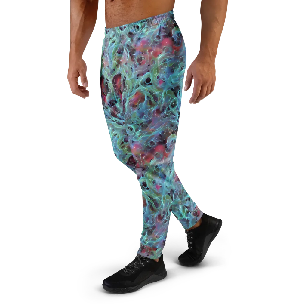 Cosmic Tide on Men's Joggers — Left