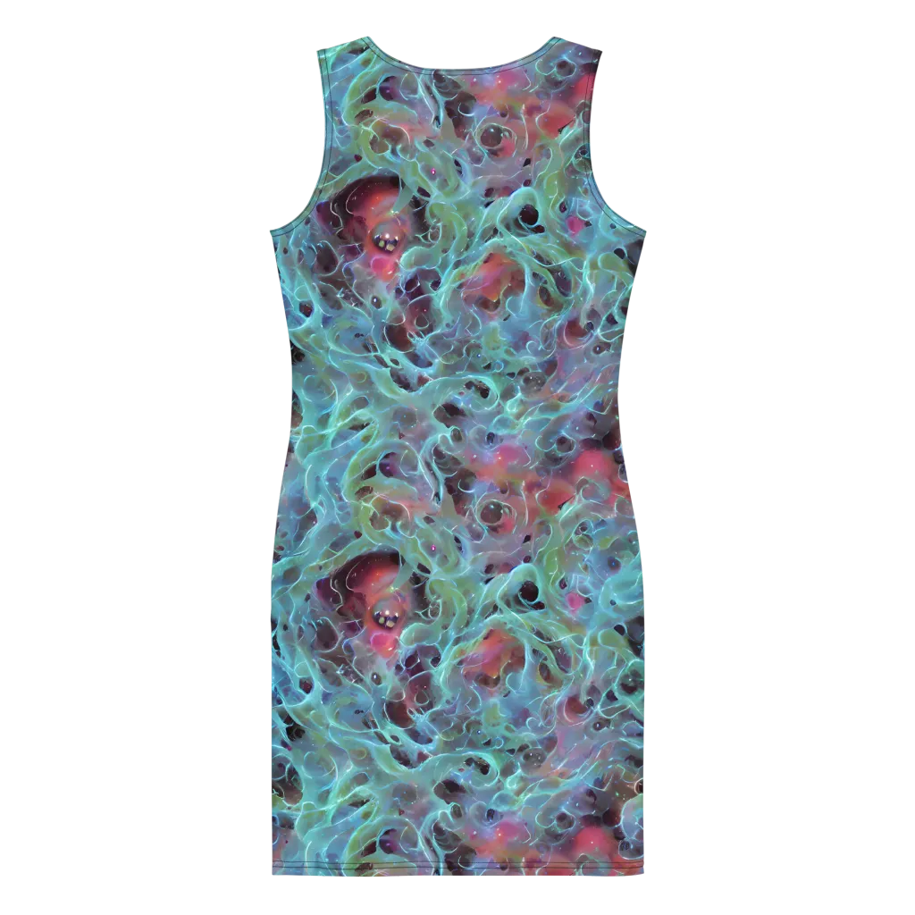 Cosmic Tide on Bodycon Dress — Back