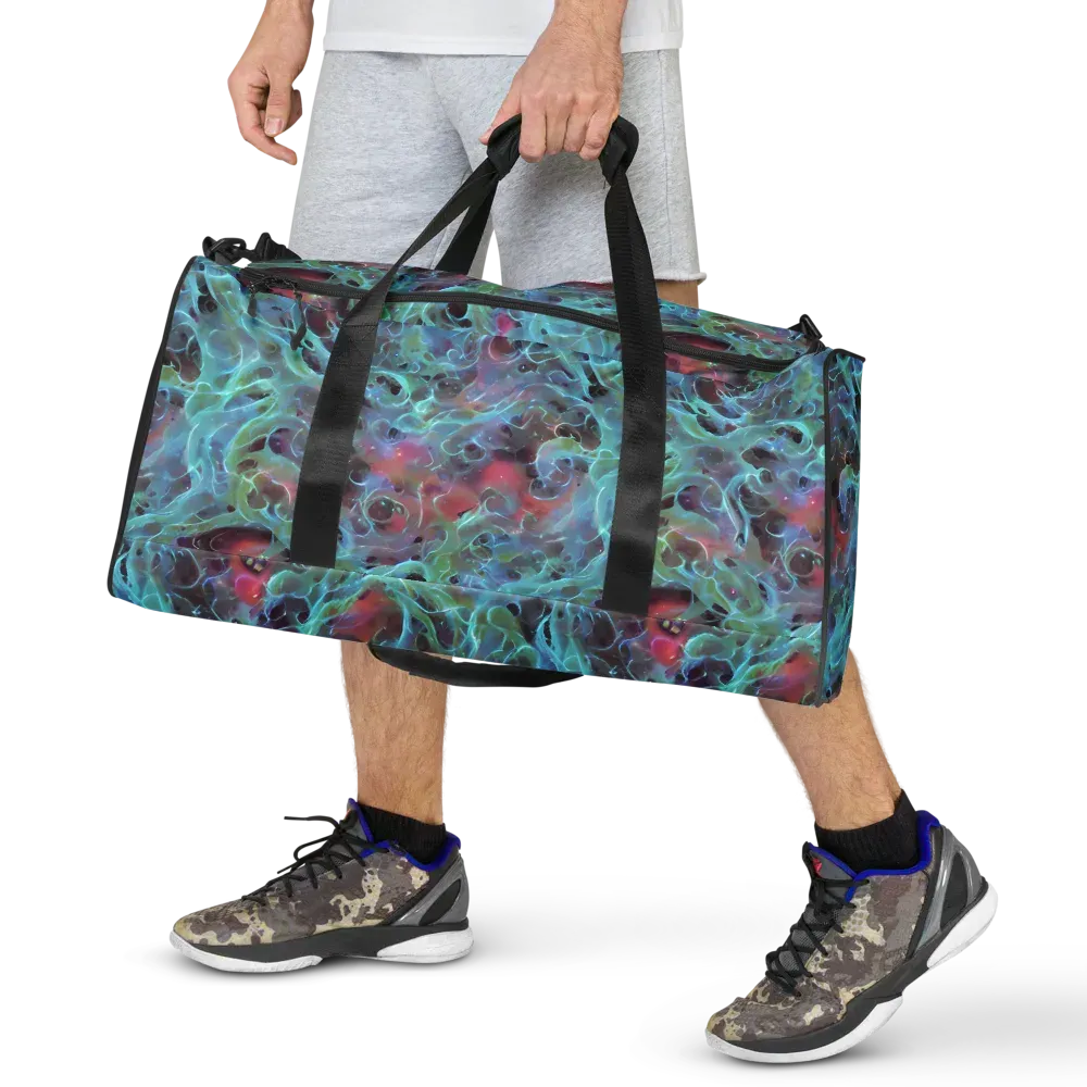 Cosmic Tide on Duffle Bag — Front