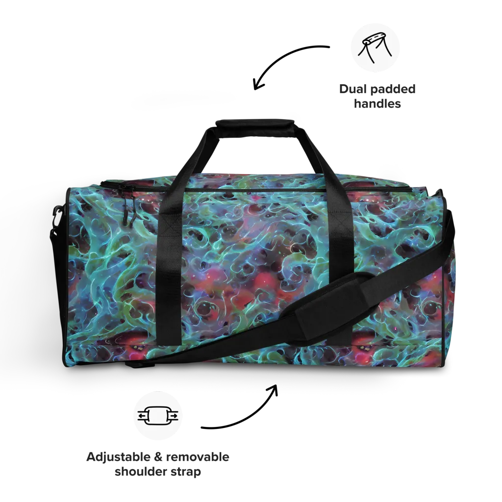 Cosmic Tide on Duffle Bag — Front