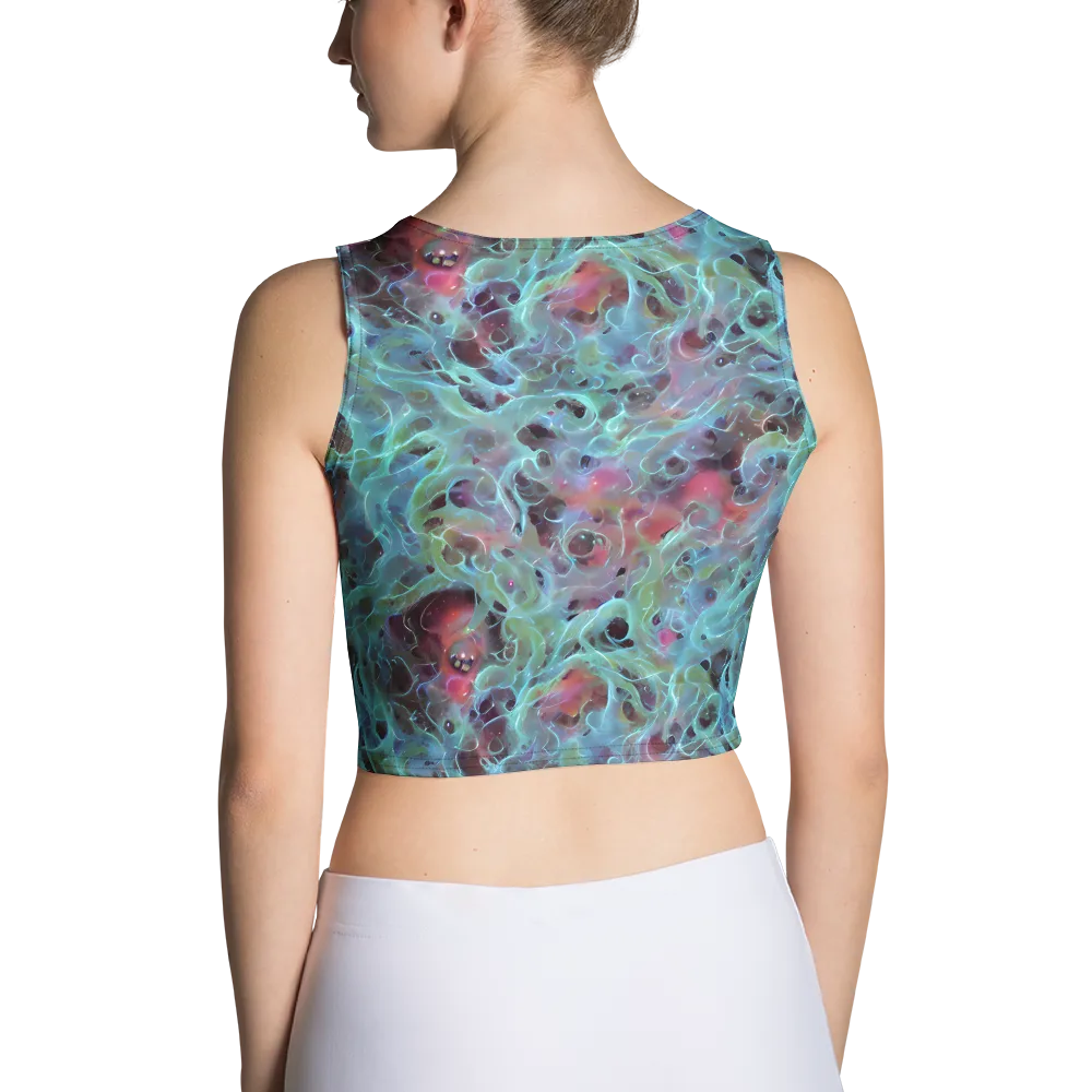 Cosmic Tide on Crop Top — Back