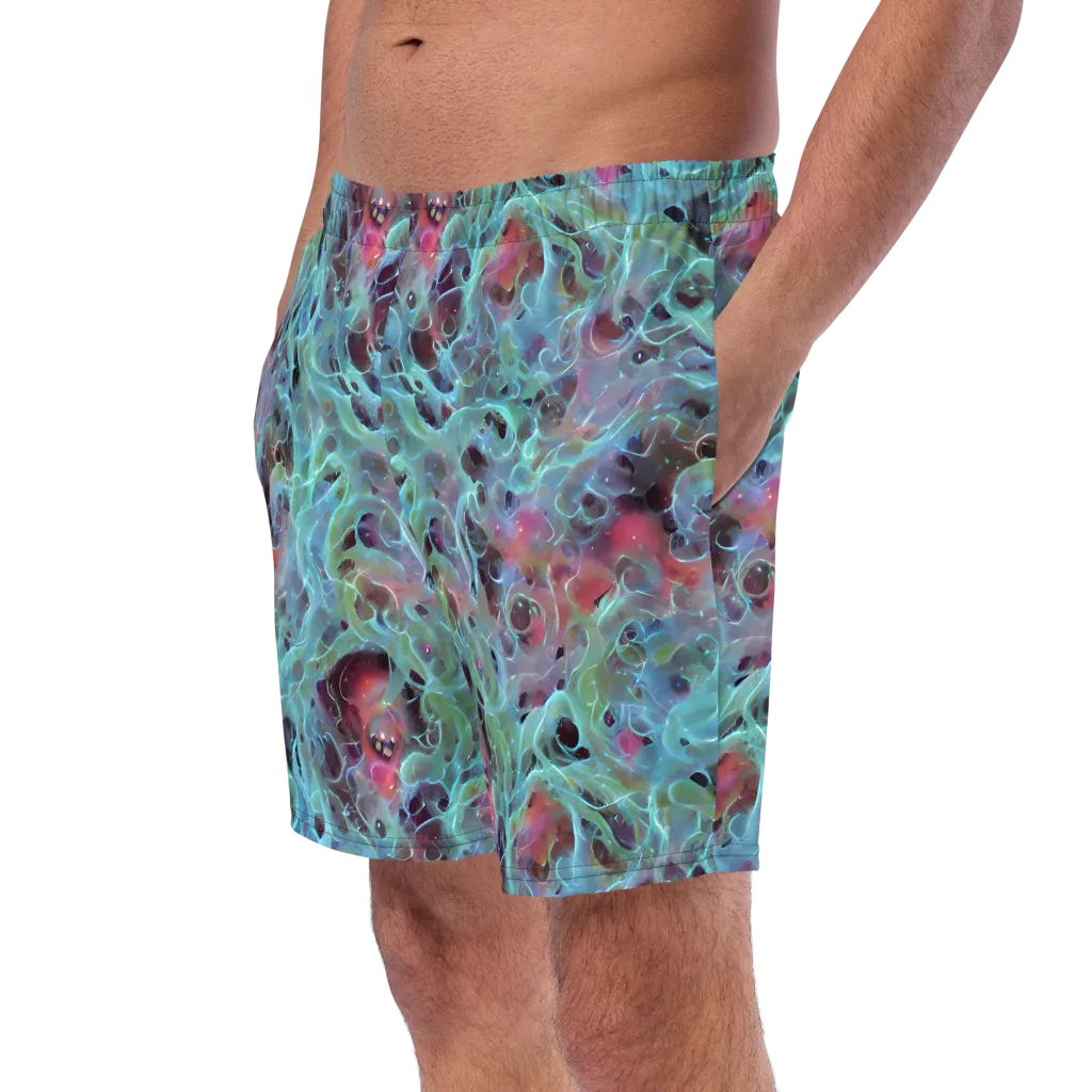 Cosmic Tide on Swim Trunks — Left Front