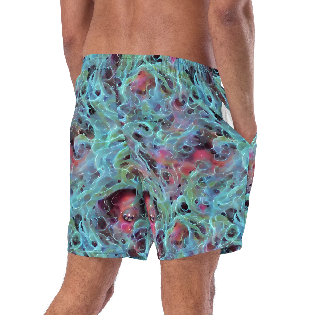 Cosmic Tide on Swim Trunks — Right Back