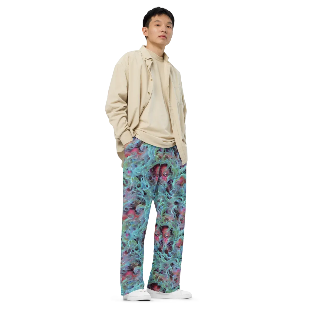 Cosmic Tide on Wide-Leg Pants — Right Front