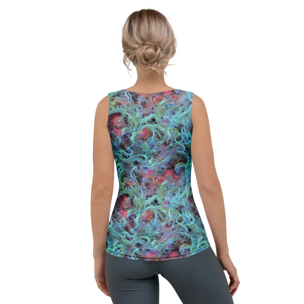 Cosmic Tide on Women's Tank Top — Back