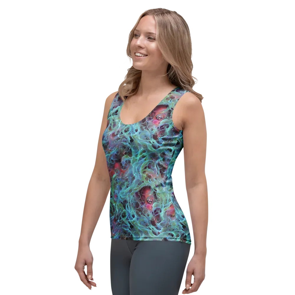 Cosmic Tide on Women's Tank Top — Left Front