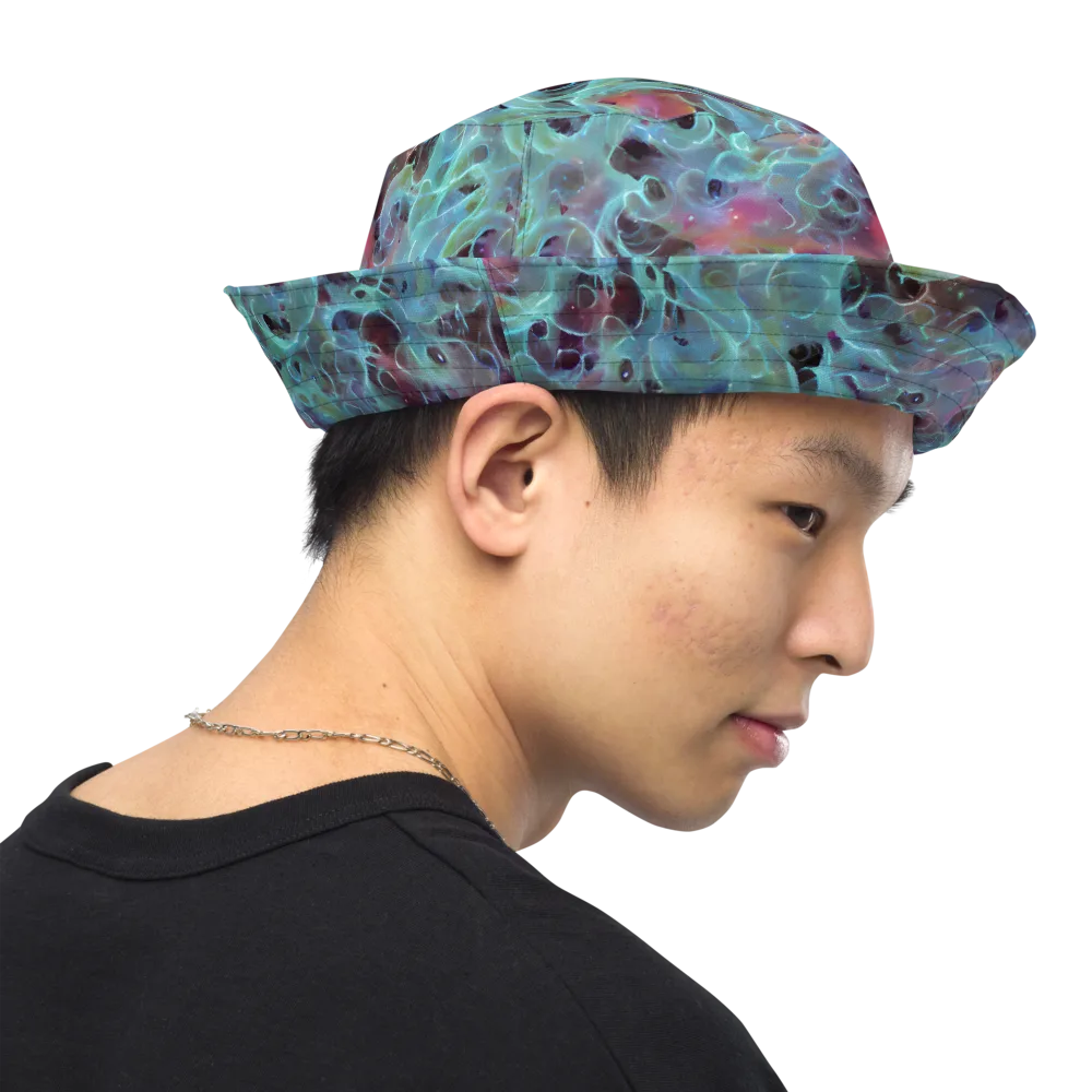 Cosmic Tide on Reversible Bucket Hat — Right Outside