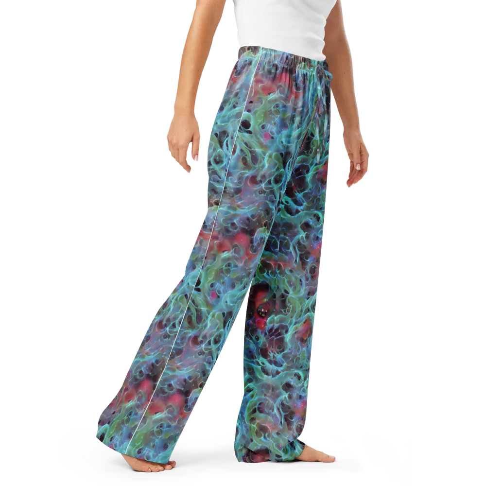 Cosmic Tide on Women's Pajama Pants — Right Front