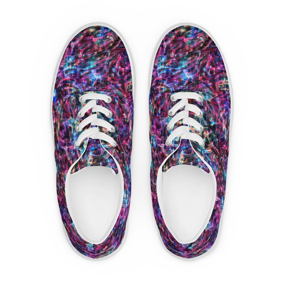 Cyberwave on Men's Lace-Up Canvas Shoes — Front
