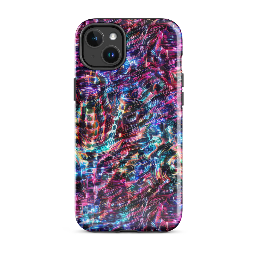 Cyberwave on MagSafe Tough Case for iPhone® — Front