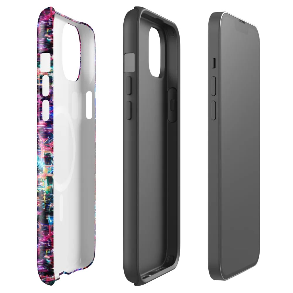 Cyberwave on MagSafe Tough Case for iPhone® — Front