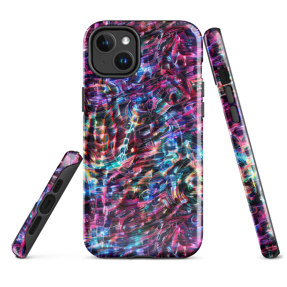 Cyberwave on MagSafe Tough Case for iPhone® — Front