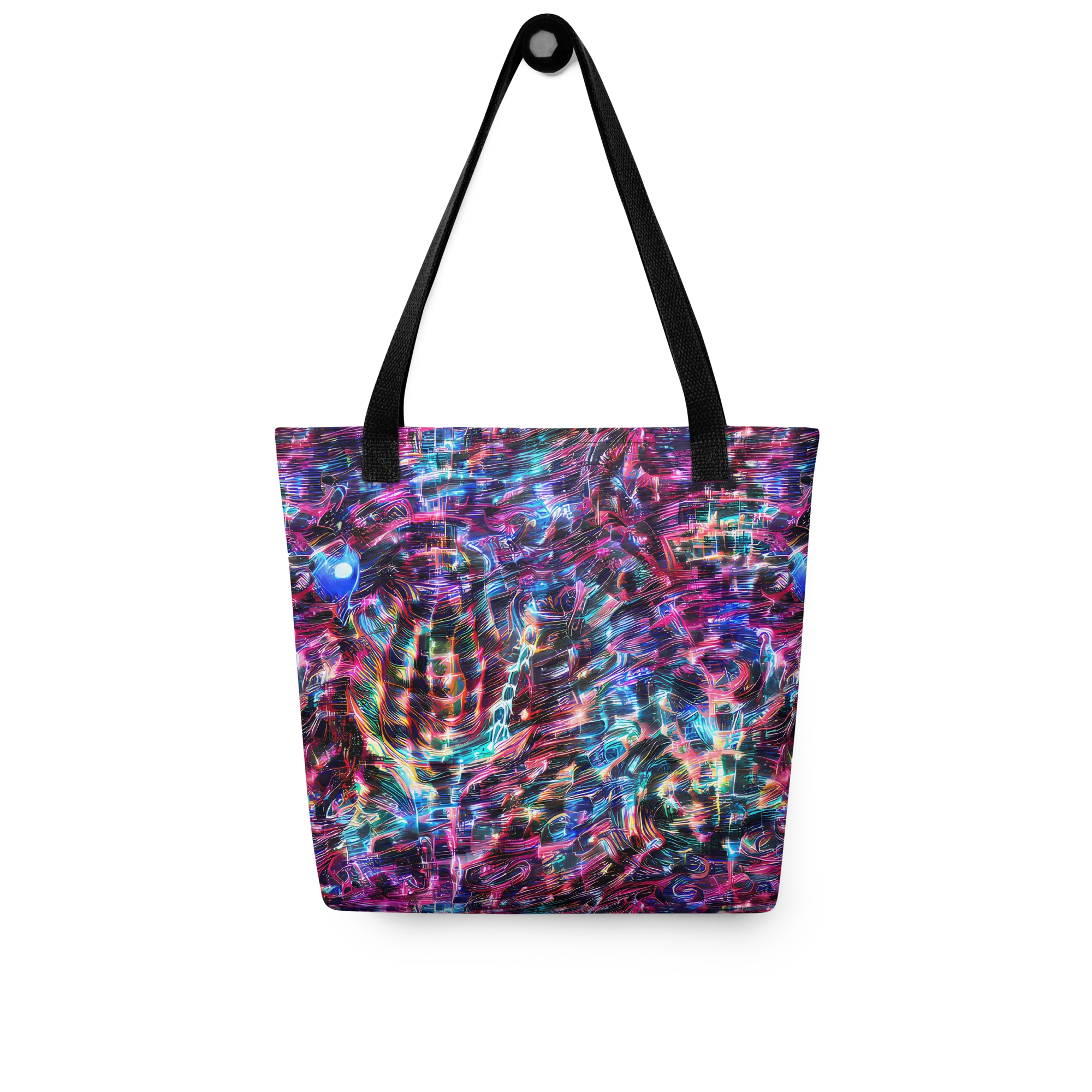 Cyberwave on Tote Bag — Front