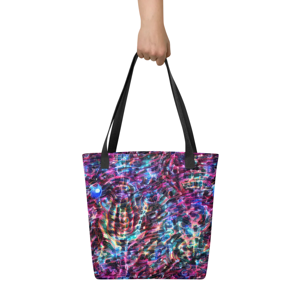 Cyberwave on Tote Bag — Front