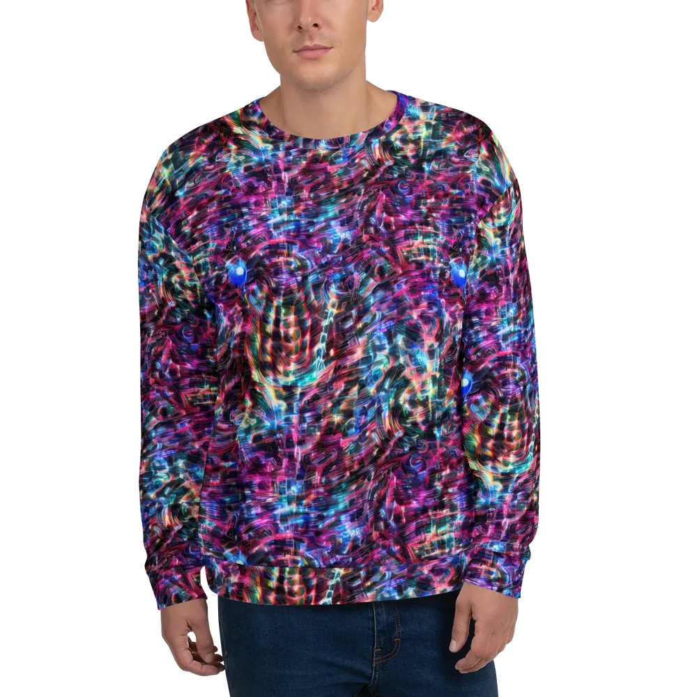 Cyberwave on Sweatshirt — Front