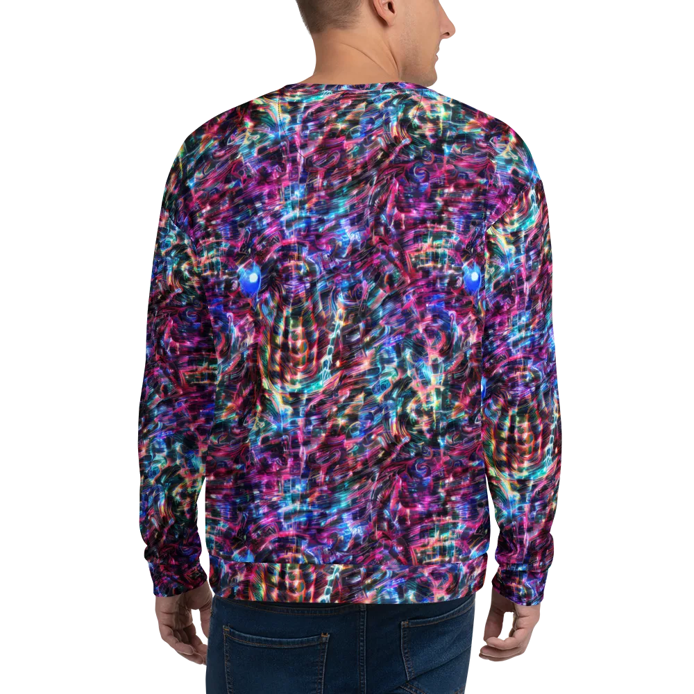 Cyberwave on Sweatshirt — Back