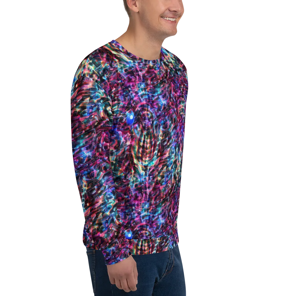 Cyberwave on Sweatshirt — Right Front